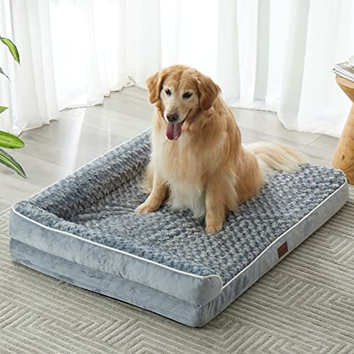 BFPETHOME Orthopedic Dog Bed for Large Dogs-Big Waterproof Sofa Dog Bed with Removable Washable Cover, Washable Pet Bed with Waterproof Lining and Nonskid Bottom,Pet Bed for Large Dogs 7