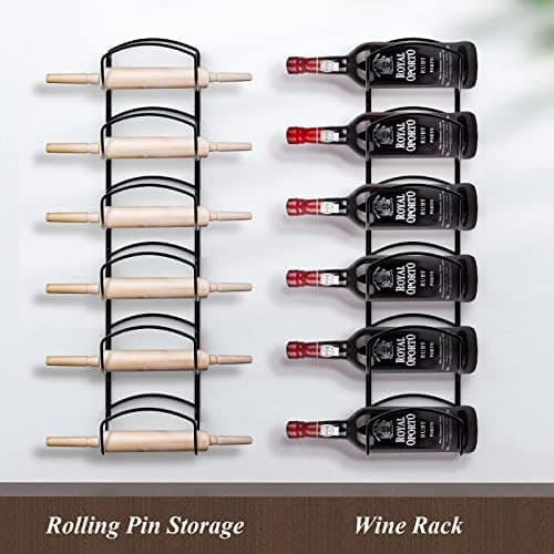 CANYAVE Towel Racks for Bathroom, Towel Rack Wall Mounted Bathroom Towel Holder, Towel Storage for Rolled Bath Shower Hand Towel, 3 Levels x 2pcs (Black) 7