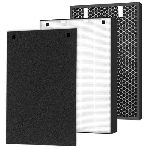 Air220 Air320 Filter Replacement for Bissell Air320 Air220 2609A Air Purifier, 2678, 2804 HEPA Filter + Pre-Filter and 2677 Activated Carbon Filter, 1 Set by APPLIANCEMATES
