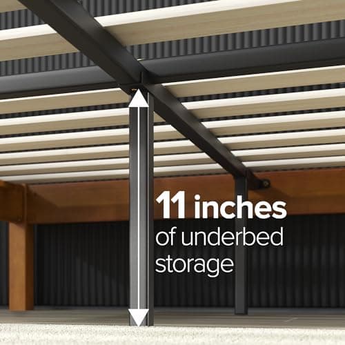 Zinus Ellie 14 Inch Full Bamboo Platform Bed Frame, Wood Slat Support, No Box Spring Needed, Easy Assembly, Brown 5