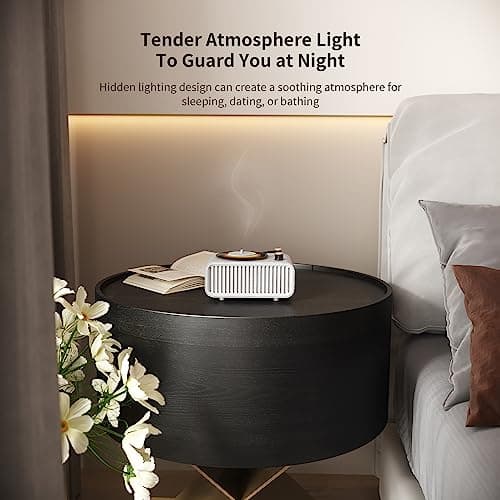 Vivilumens Speakers Bluetooth Wireless, 3 in 1 Portable Cute Speakers Vintage Style with Aromatic, Small LED Night Light for Home Office Decor, Ideal Gifts for Birthday, Anniversary 6