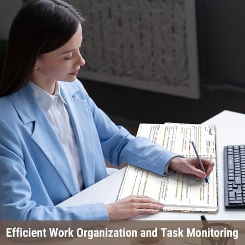 2026 Planner, Weekly and Monthly Planner for Women, January 2026 - December 2026, Hardcover 2026 Calendar Planner Book with Tabs, Inner Pocket, Spiral Bound, Perfect for Office Home School Supplies -A5 (6.3" x 8.5), Petals 7