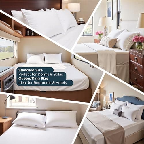 Bedsure Medium Firm Pillows Queen Size, Set of 2, Firm Queen Bed Pillows Hotel Quality Premium Original Down Alternative for Supportive Filling for Side, Back Sleepers 7