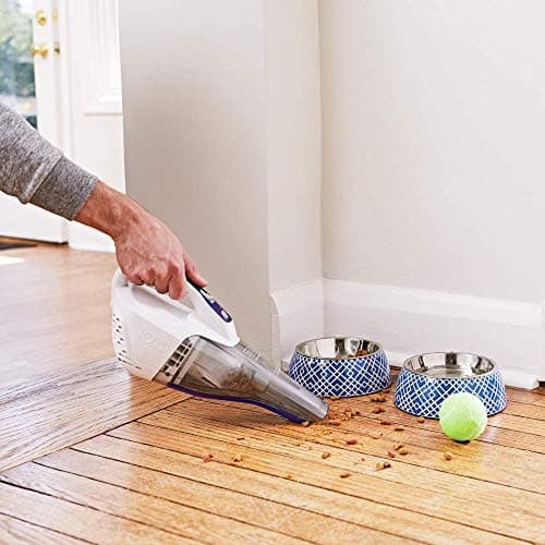BLACK+DECKER dustbuster QuickClean Pet Cordless Handheld Vacuum with Motorized Upholstery Brush, White (HLVB315JP07) 6