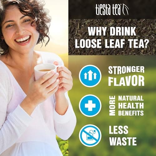 Tiesta Tea Loose Leaf Filters for Brewing, Disposable Infuser for Hot & Iced Drinks, Easy-Fill Steeper, Unbleached Paper, Single-Cup Infuser for Loose Leaves, 100 Empty Bags 7