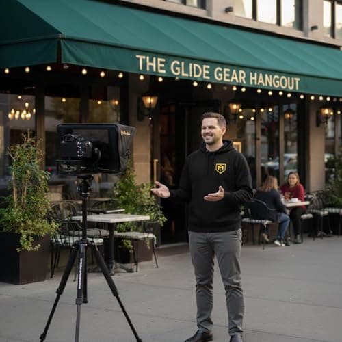 Glide Gear TMP 100 Teleprompter – DSLR, Tablet, Smartphone – 12" Glass, Carry Case, No Assembly 8