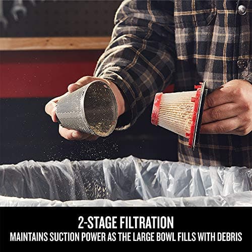CRAFTSMAN V20 Cordless Hand Vacuum, 45 CFM, 2 Stage Filtration System with Filter, Bare Tool Only (CMCVH001B) 6
