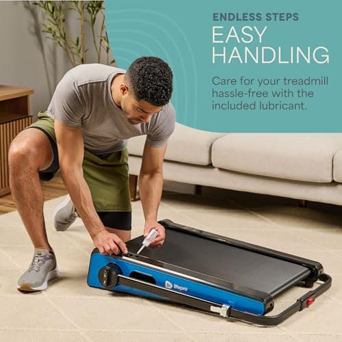 Lifepro Smallest Portable 30in Small Mini Walking Pad Treadmill Installation Free, Adjustable Incline, Under Desk Work Compact Treadmills for Home/Office - Max Load 220Lbs & Speed 3MPH 8