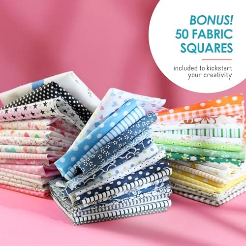 Mini Sewing Machine for Beginners, 122-Piece Portable Sewing Machine, Dual Speed Small Sewing Machine, Adults and Kids Sewing Machine, Travel Beginner Sewing Machines with Sewing Kit and Book, Blue 7