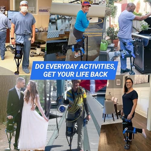 iWALK3.0 – The Original Hands Free Knee Crutch - Alternative to Crutches and Knee Scooters - iWALK Replaces Crutches for Adults - Peg Leg Crutch For Lower Leg Injuries - See All Qualifications for Use - Not for Elderly or Balance Impaired 8