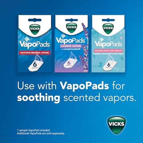 Vicks Dual Comfort Cool + Warm Mist Humidifier for Bedrooms With Fusion Technology, Compatible with Vicks VapoPads and Vicks VapoSteam, White 7