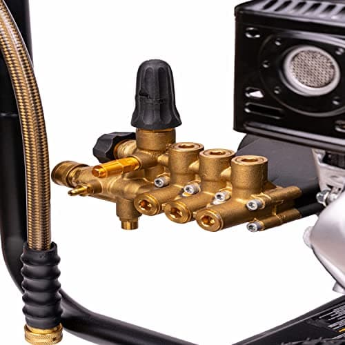 Simpson Cleaning PS60869 PowerShot 4000 PSI Gas Pressure Washer, 3.5 GPM AAA Triplex Pump, Honda GX270 Engine, Includes Spray Gun, Wand, 5 QC Nozzle Tips, 3/8-inch x 50-Foot Monster Hose, 49-State 17