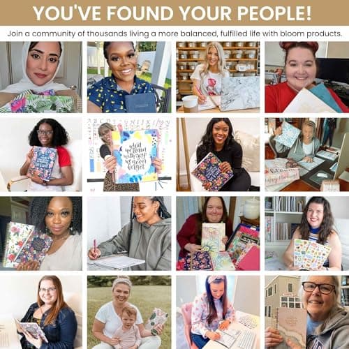 HARDCOVER bloom daily planners 2024-2025 (8.5" x 11") Academic Year Day Planner (July 2024 - July 2025) - Passion/Goal Organizer - Monthly & Weekly Inspirational Agenda Book - Garden Party, Beige 9