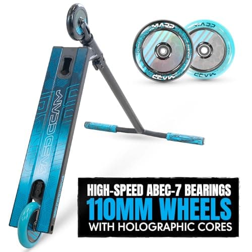 Pro Trick Stunt Scooter for Kids Ages 8-12 – Lightweight Durable 2 Wheel Freestyle Scooter for Skatepark and Street – Easy Assembly – Madd Gear MG3 6