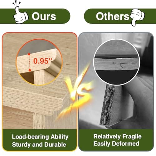 Yeyawomy Dresser for Bedroom, 7 Drawers Rattan Dresser with LED Light and Charging Station,Dressers & Chests of Drawers,Wooden Long Dresser for Bedroom and Living Room 5