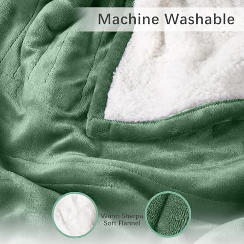 ESTINGO Heated Blanket Queen, 84"x90" Electric Blanket Queen Size Dual Control with 5 Heating Levels & 10 Hours Auto Off, Queen Size Heating Blanket with ETL Certified, Hunter Green 7