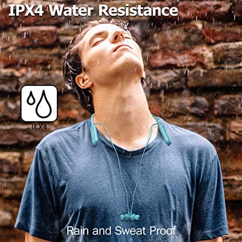 JVC Air Cushion Wireless Earbuds Headphones, Bluetooth 5.0, Water Resistant IPX4, Long Life Battery (up to 24 Hours), 3-Button Remote with mic - HAFX41WZ (Mint Green) 5