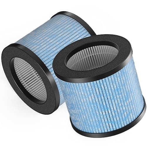 GoKBNY 2-Pack TPAP002 Replacement Filter Compatible with TOPPIN TPAP002 Purifier Comfy Air C1, Part# TPFF002, 4-IN-1 Filters