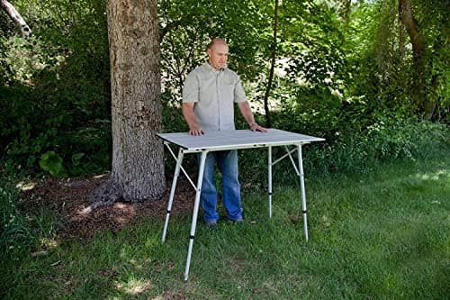 Camp Chef Mesa Aluminum Camp Table - Portable, Collapsible Camping Table for Outdoor & Camping Gear - Adjustable Table Height (27"-39") 8