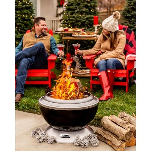 Cuisinart 24” Cleanburn Smokeless Fire Pit with Removable Base for Ash, Portable Wood Burning Outdoor Fireplace, Stainless Steel Smoke Free Outdoor Heater, Enhanced Airflow and Easy Cleanup 8