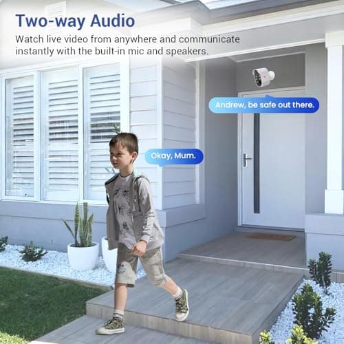 1080P Wireless Security Camera with Spotlights, AI Human Detection, Color Night Vision, 2-way Talk, FHD Live view, Cloud Storage, 2.4G WiFi, Battery powered, Indoor/Outdoor surveillance (4 Spotlights) 7