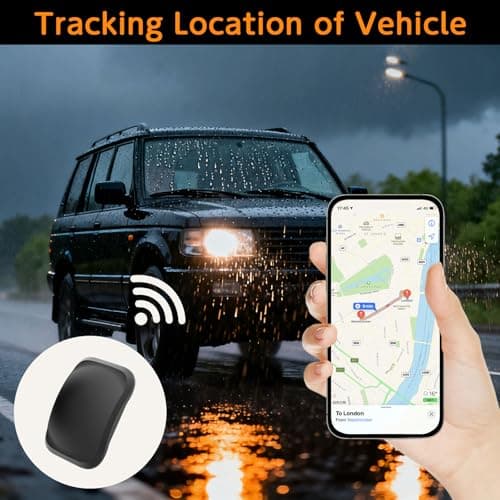 JNLIK GPS Tracker for Vehicles,Magnetic Waterproof Car Tracker, No Monthly fees, Mini Portable GPS Tracker for Cars, Trucks, Fleet, Motorcycle, Anti-Theft(Android Only) 3