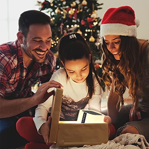 Hetyre Night Light Bluetooth Speaker, 5 in 1 Touch Control Bedside Lamp Dimmable Multi-Color Changing, Bedroom Alarm Clock, Best Birthday Gift Ideas for 10 11 12 13 14 Year Old Teenage Girls/Boys 8