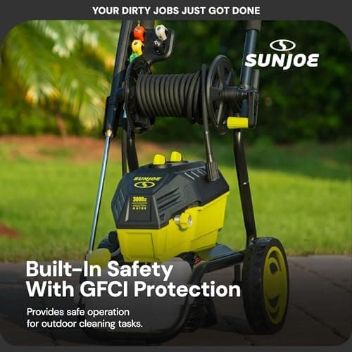 Sun Joe SPX4800 14.9-Amp Electric Pressure Washer, w/ 5 Quick-Connect Tips, Detergent Tank, Cleans Cars, Fences, Patios, Decks, Sidewalks & More 9