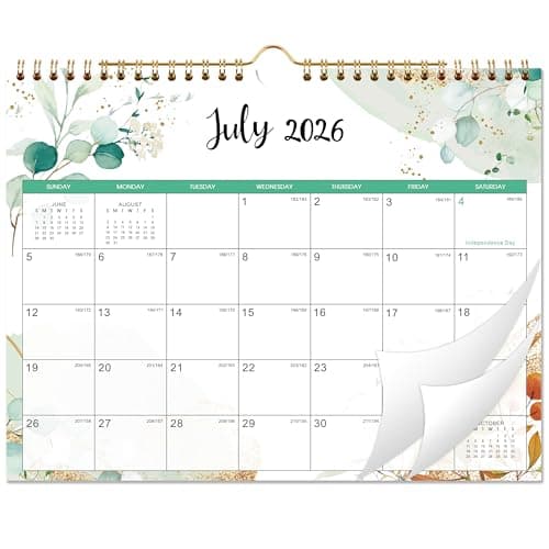 2026-2027 Calendar - Wall Calendar 2026-2027 from July 2026 - December 2027, Calendars 8.5" × 11", 12 Monthly Wall Calendar Small, Space Enough for Writing with Julian Dates