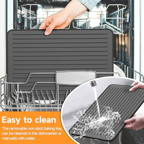 Raclette Table Grill, Indoor Grill Korean BBQ Grill Electric Griddle, 2 in 1 Electric Griddle Nonstick with 8 Raclette Cheese Pans Adjustable Temperature Control 1300W Ideal for Family Party Fun 6