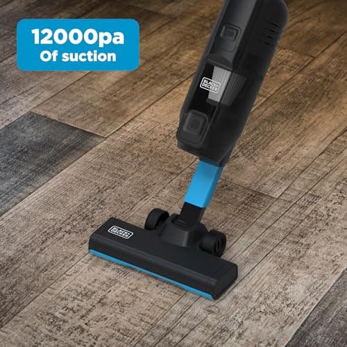 BLACK+DECKER Powerseries Lite Corded 3 in 1 Stick Vacuum, Upright to Hand-Vac Multi Surface, HEPA Filtration, Powerful 12k Pa, Ideal for Hard Floor, Low Carpet, Pet Hair Home & Office use, Black 5