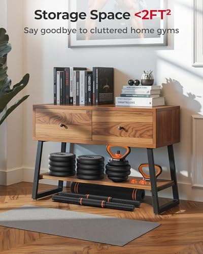 FEIERDUN Adjustable Dumbbells, 30lbs Free Weight Set with Connector, 4 in1 Dumbbells Set Used as Barbell, Kettlebells, Push up Stand, Fitness Exercises for Home Gym Suitable Men/Women 8