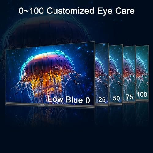 SANSUI 24 inch Monitor, IPS Display Computer Monitor with Built-in Speakers, 100Hz Monitor VESA Mount with HDMI Inputs, FHD Monitor for Home Office (ES-24x3A HDMI Cable Included) 5