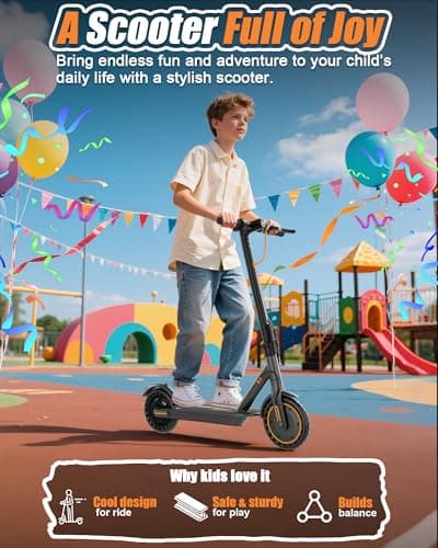 MAXSHOT Electric Scooter Adults & Big Kids, 350W Powerful Motor, Top Speed 16/19MPH, 12/16/19/21Miles Range, 8.5" Solid Tires Folding Commuter Escooter with Dual Suspension for Commuting, APP Control 8