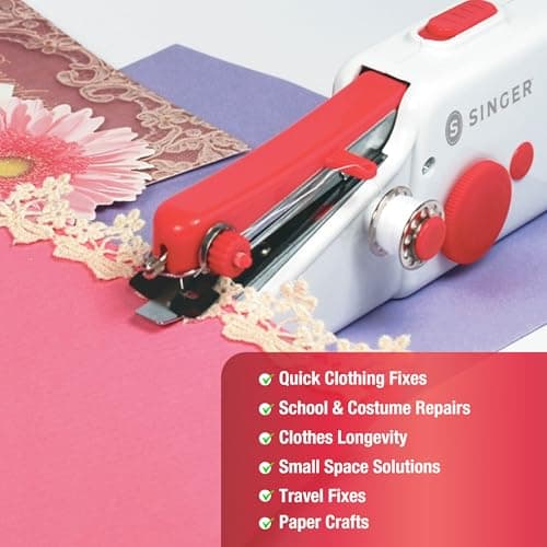 SINGER Stitch Sew Quick Portable Mending Machine - Single Thread Machine for Quick Repairs 4