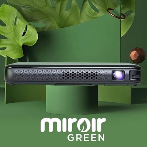 Miroir M190 Portable Projector - Rechargeable Battery - Home and Outdoors (Renewed Premium) 8