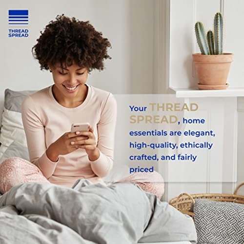 THREAD SPREAD 100% Cotton Full Size Fitted Sheet Only - 400 Thread Count 16" Deep Pocket Full Size Fitted Sheet, Soft, Cooling, Durable Sateen Weave No Pop-Off Elastic Bottom Sheets for Adults - White 7