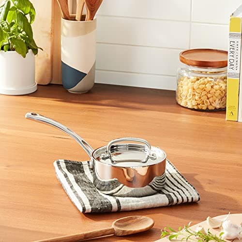 Cuisinart French Classic Tri-Ply Stainless 1-Quart Saucepan with Cover,Silver 5