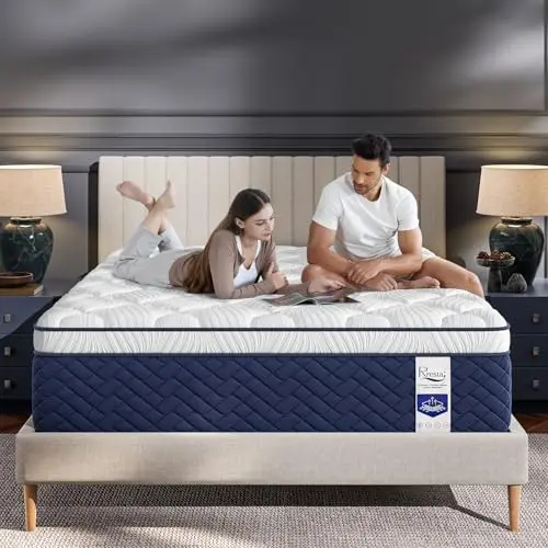 Extra Firm Queen Mattress 12 Inch - Hotel Collection Hybrid Mattress with 5-Zone Support, Luxury Sleep Comfort, Extra Back & Hip Support, Fiberglass-Free, CertiPUR-US Certified, 365-Night Trial 7
