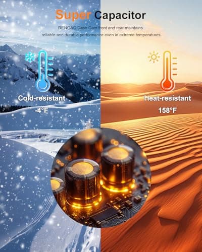 Dash Cam Front and Rear 4K+2K, Dash Camera for Cars, Car Camera, Dual Dashcams for Cars with Night Vision, Built-in WiFi 64GB Card, 24 Hours Parking Monitor, Loop Recording 8