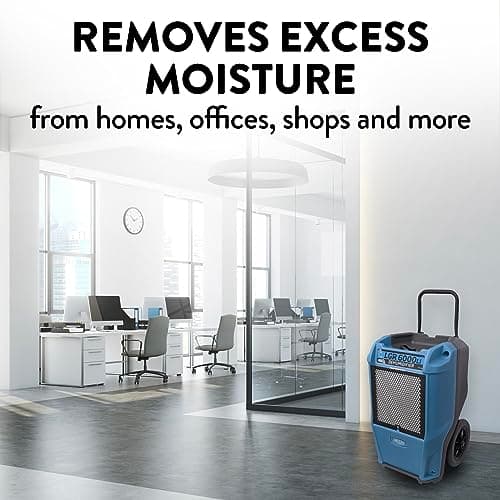 Dri-Eaz LGR 6000Li Commercial Dehumidifier with Pump, Portable Industrial Dehumidifier (F600) 8
