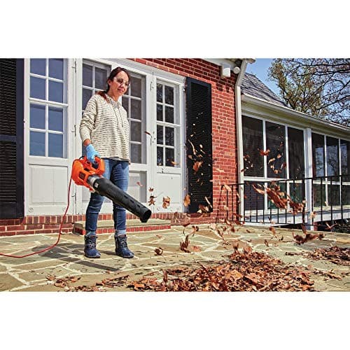 BLACK + DECKER Electric Leaf Blower, Hand Held Blowers for Lawn Care, Up to 450 CFM and 140 MPH Power, Axial, Lightweight, Corded (BEBL750) 5