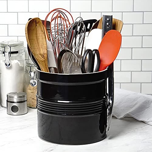 RSVP International Kitchen Tool Countertop/Cupboard Organizer, 7.5x7, BLACK 10