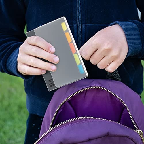 H4D 3x5 Index Card Case with 100 Heavyweight Ruled Index Cards and Dividers, Black 8