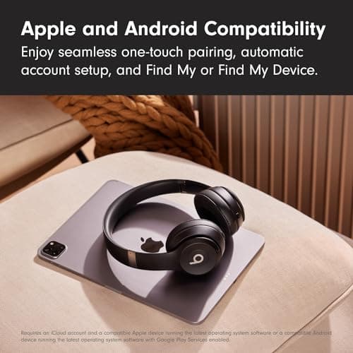 Beats Solo 4 - Wireless On-Ear Bluetooth Headphones, Up to 50-Hour Battery Life, Ultra-Lightweight Comfort, Powerful and Balanced Sound, Apple & Android Compatible - Matte Black 8