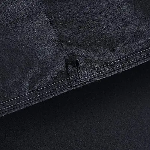 Luxurious Oversized California King Goose Down Comforter, 108 X 98 inches, Unique Black Solid, 600 Thread Count, 100% Egyptian Cotton Cover, 80 Oz Fill Weight, 750 Fill Power 7