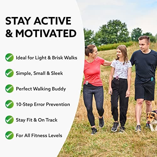 3DFitBud Simple Step Counter Walking 3D Pedometer by 3DActive with Clip, Lanyard Accurate Step Tracker Large Display, Easy to Use for Kids Men Women Adult Seniors Daily Step Tracking - A420S - Plum 5