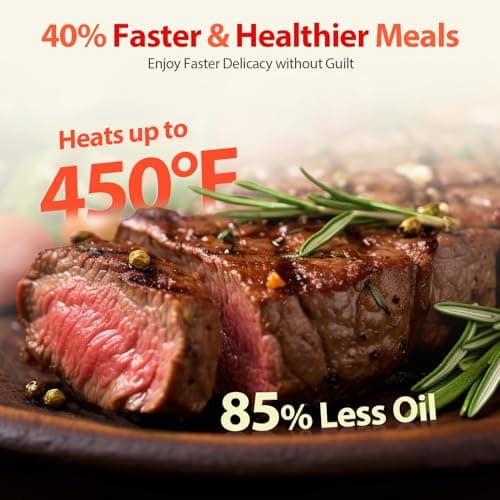 Air Fryer, Beelicious 8-in-1 Black 5