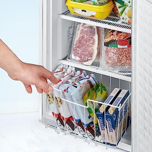Midea WHS-109FW1 Upright Freezer, 3.0 Cubic Feet Mini Freezer, For Kitchen Apartment Office Basement or Dormitory, White 5
