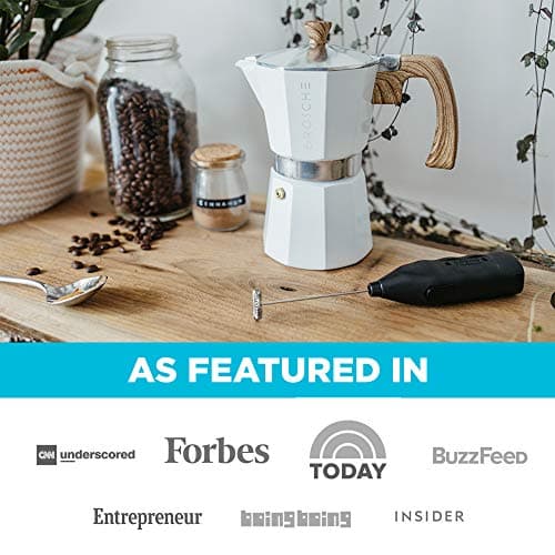 GROSCHE White Milano Stovetop Espresso Maker, 6 cup 8